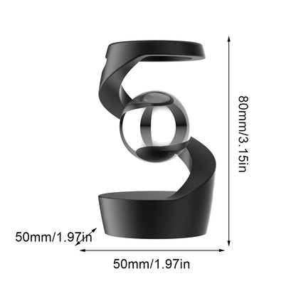 Magnetic Levitation Anti-Stress Gyroscope Spinner - Kinetic Desk Toy for Optical Illusions and Relaxation