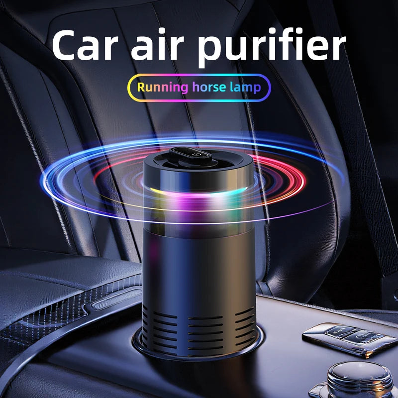 Mini Car Diffuser Purifier Essential Fragrance Aroma Air Aromatherapy Humidifier Freshener Perfume Oil Mounted Ionizer Generator