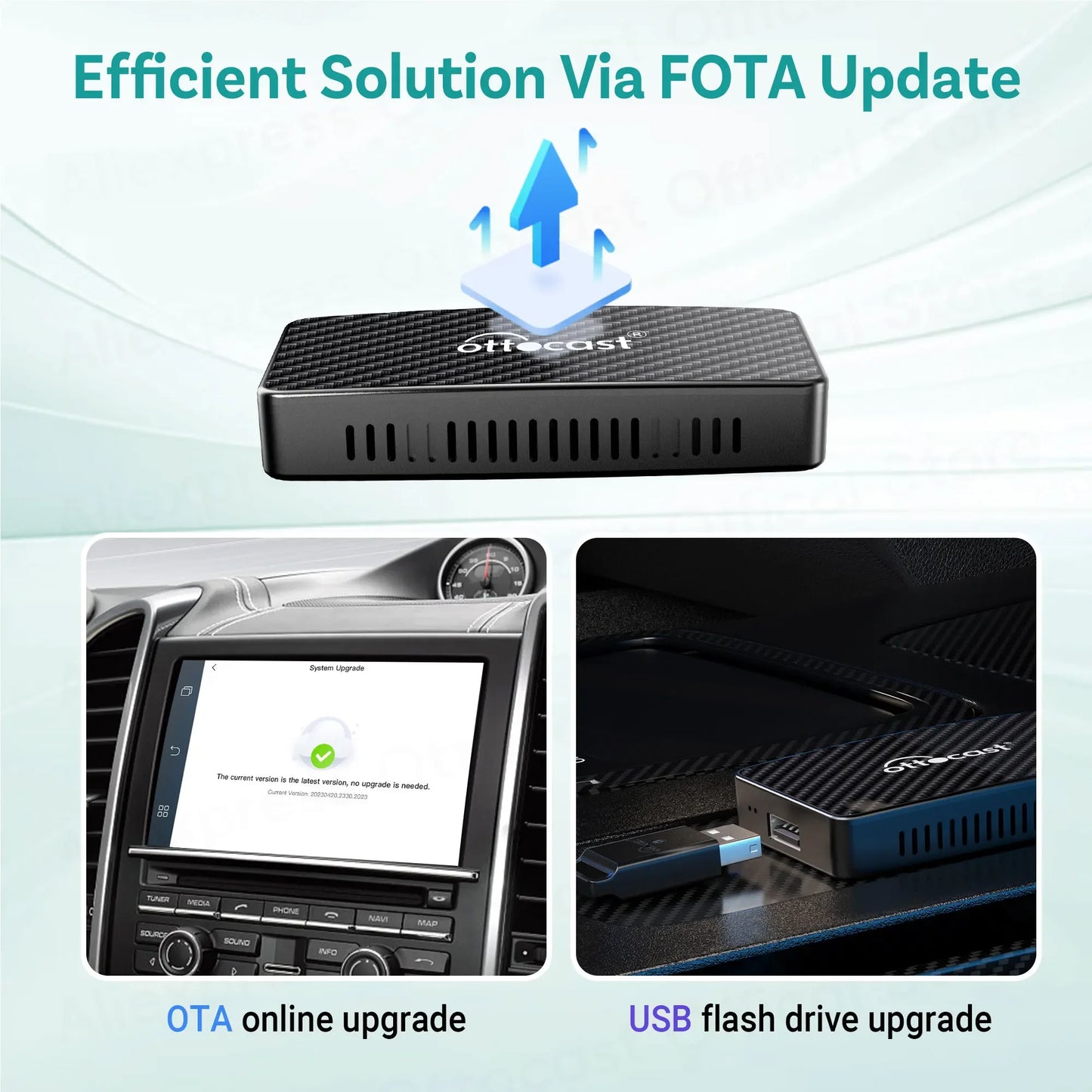 Play2Video AI Box for Youtube Netflix Wireless Carplay Android Auto Adapter Car Accessories for Benz Toyota VW Kia Niss