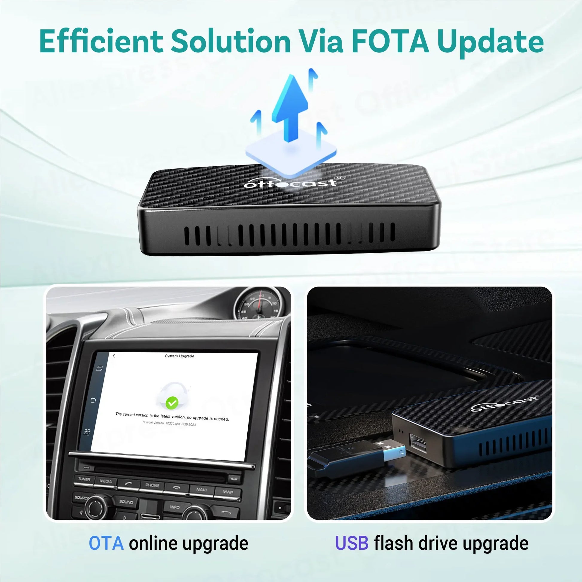 Play2Video AI Box for Youtube Netflix Wireless Carplay Android Auto Adapter Car Accessories for Benz Toyota VW Kia Niss