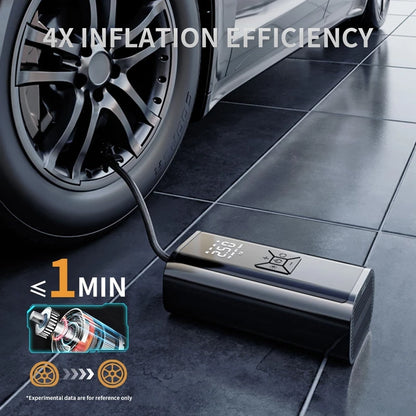 LEIBOO Wireless Air Pump 150Psi Portable Electric Tire Inflator for Car Bicycle Motorcycle Mini Air Compressor Tire Air Injector