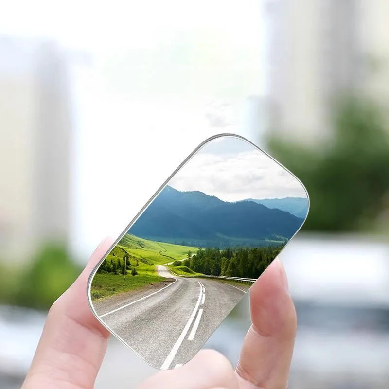 Car Blind Spot Mirror 2PCS 360 Degree Adjustable Car Rearview Convex Mirror for Car Reverse Wide Angle Parking Rimless Mirrors