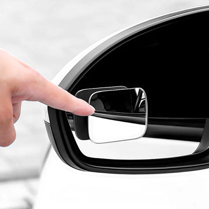 Car Blind Spot Mirror 2PCS 360 Degree Adjustable Car Rearview Convex Mirror for Car Reverse Wide Angle Parking Rimless Mirrors