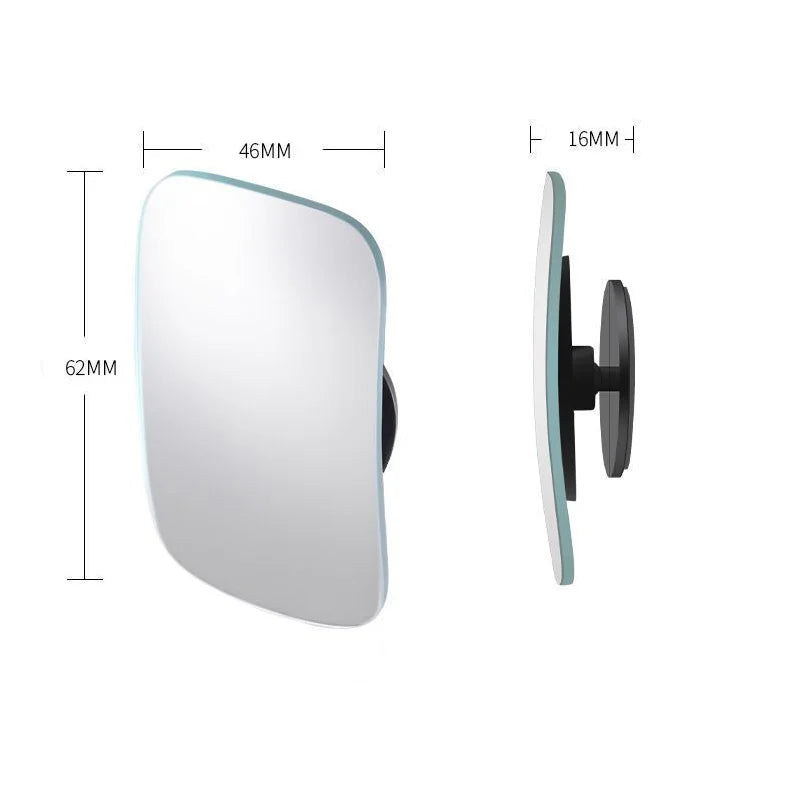 Car Blind Spot Mirror 2PCS 360 Degree Adjustable Car Rearview Convex Mirror for Car Reverse Wide Angle Parking Rimless Mirrors