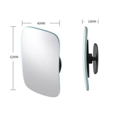Car Blind Spot Mirror 2PCS 360 Degree Adjustable Car Rearview Convex Mirror for Car Reverse Wide Angle Parking Rimless Mirrors