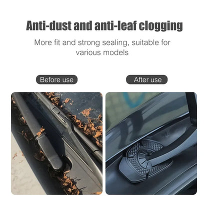 2Pcs Car Windshield Wiper Arm Protector Cover Dustproof Blades Auto Silicone Pad Prevent Leaves Protective Covers Accessories