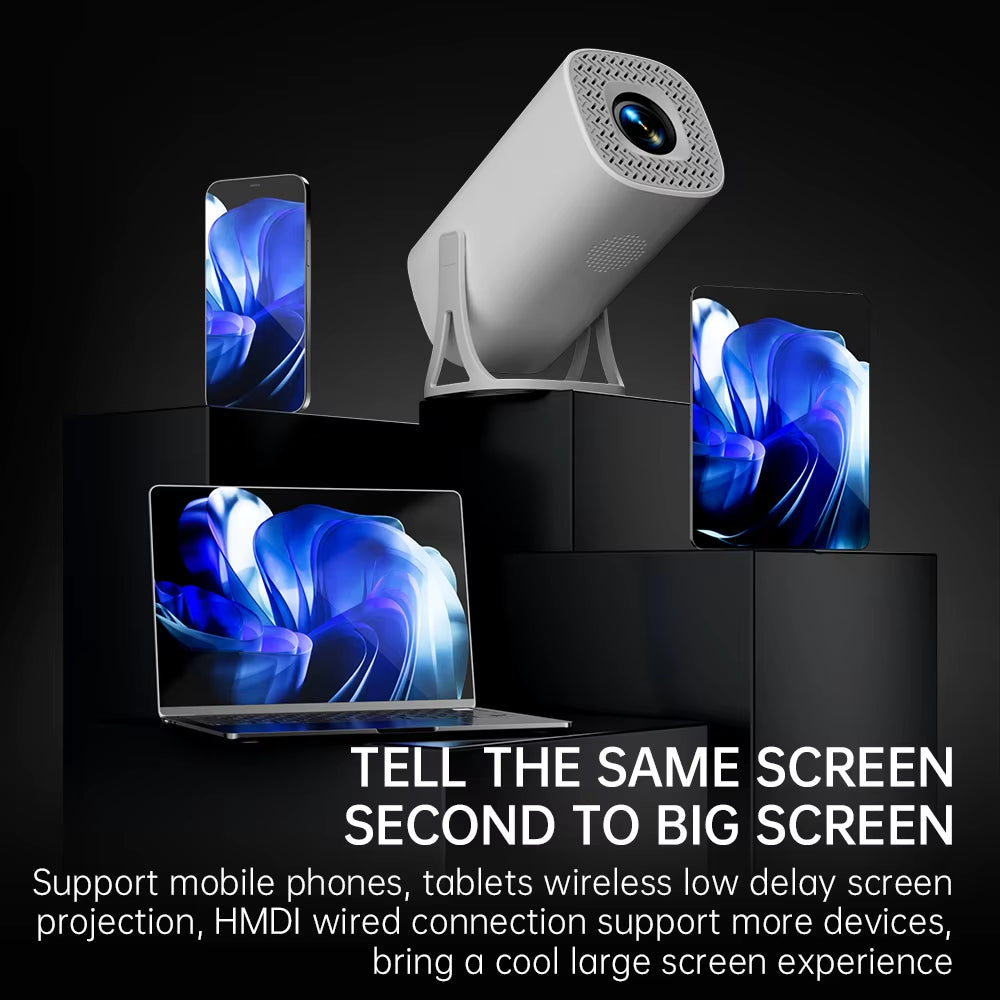 S40 Android 11 Mini Projector Support 4K 1080P 2.4G/5GWIFI BT5.0 Projector 1280*720P Home Cinema Portable Projector