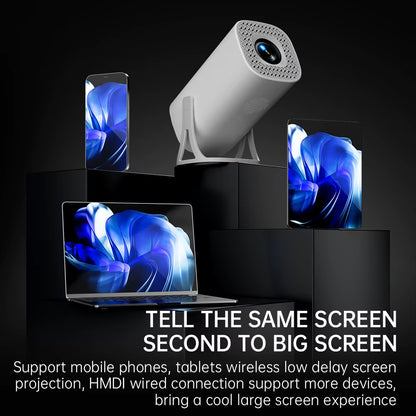 S40 Android 11 Mini Projector Support 4K 1080P 2.4G/5GWIFI BT5.0 Projector 1280*720P Home Cinema Portable Projector