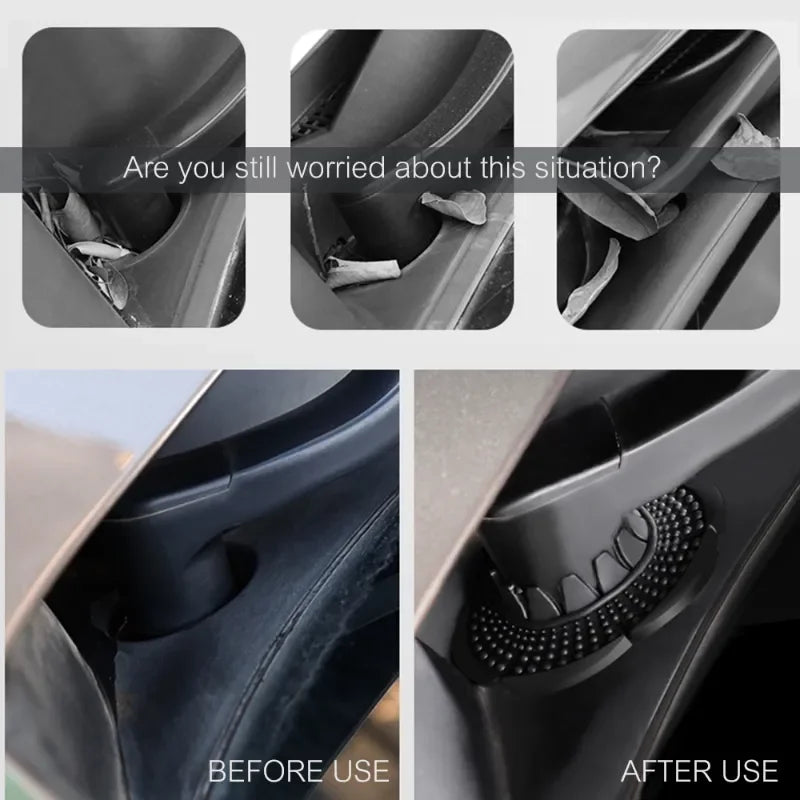 2Pcs Car Windshield Wiper Arm Protector Cover Dustproof Blades Auto Silicone Pad Prevent Leaves Protective Covers Accessories