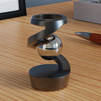 Magnetic Levitation Anti-Stress Gyroscope Spinner - Kinetic Desk Toy for Optical Illusions and Relaxation