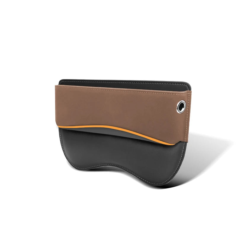 Suede Car Seat Side Storage Pocket for Car Seat Gap Filler Organizer Box Leather Car Crevice Stowing Tidy Interior Parts