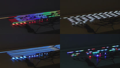 Car Ambient Light Kit — 64-Color RGB Interior LED Strip, App Control