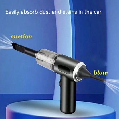 3-in-1 Cordless Car Vacuum — dual suction and blower mode