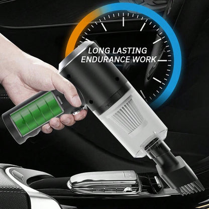 3-in-1 Cordless Car Vacuum — long-lasting battery for handheld car use